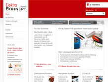 Tablet Screenshot of elektrobohnert.de